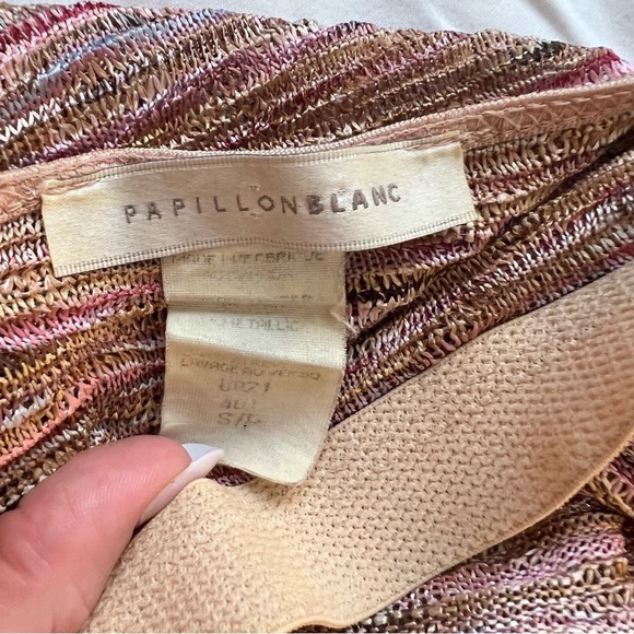 Vintage Papillon Blanc Knit Cami Top - Picture 7 of 7